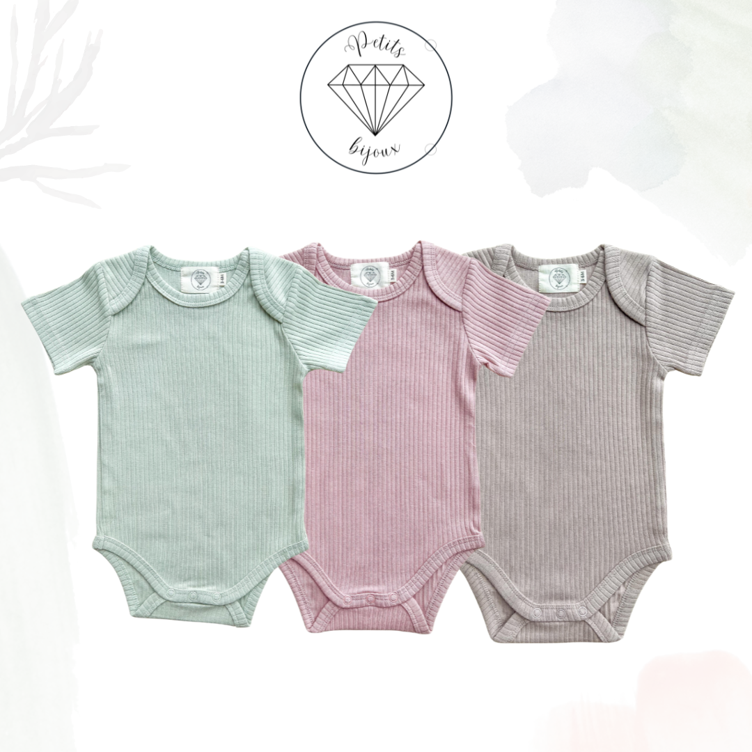 Organic Cotton Short Sleeved Onesies