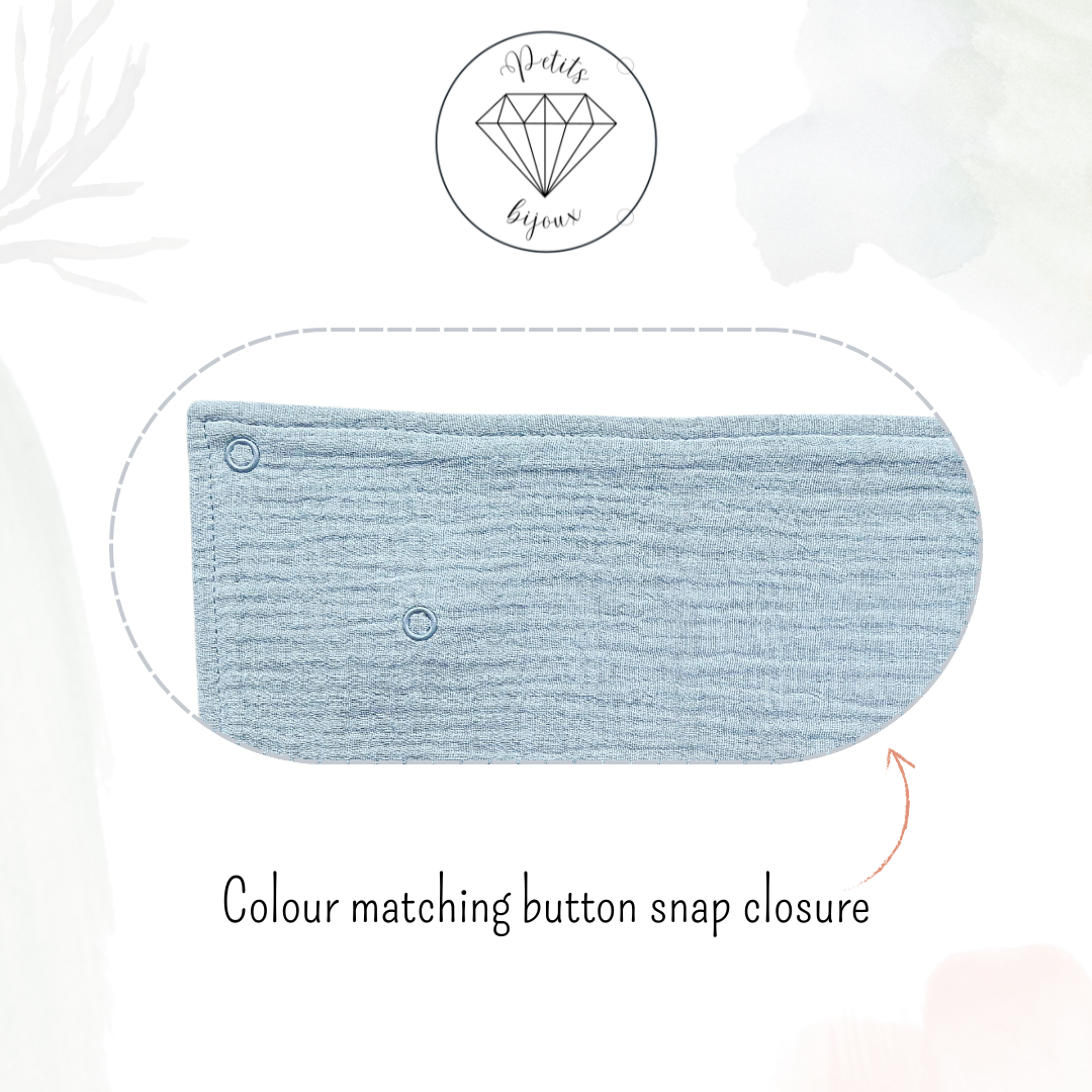 Muslin Comforter with Beech Wood Teether - Slate