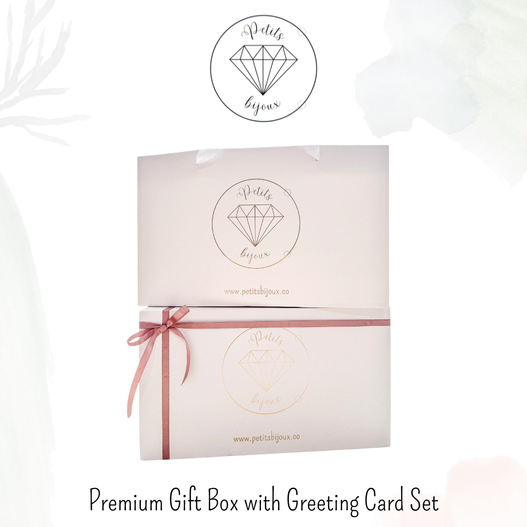 Premium Magnetic Flap Gift Box with Greeting Card