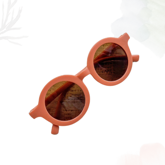 Baby Novelty Sunglasses - Burnt Orange