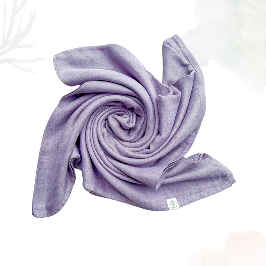 Bamboo Cotton Muslin Swaddle - Gentle Grape