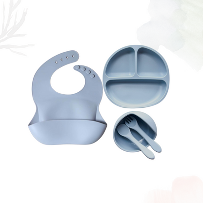 5-Piece Dining Set - Baby Blue