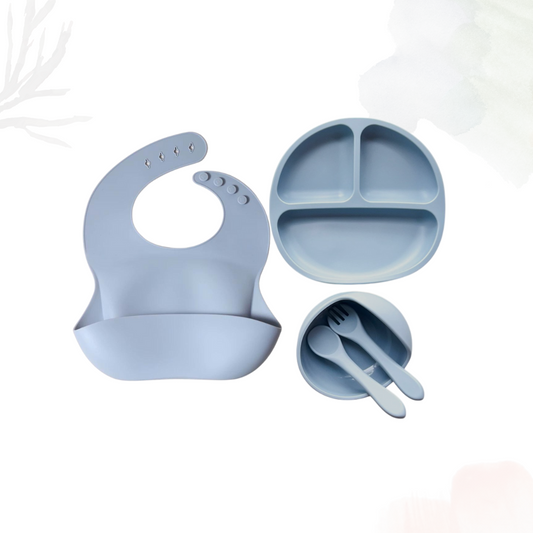 5-Piece Dining Set - Baby Blue