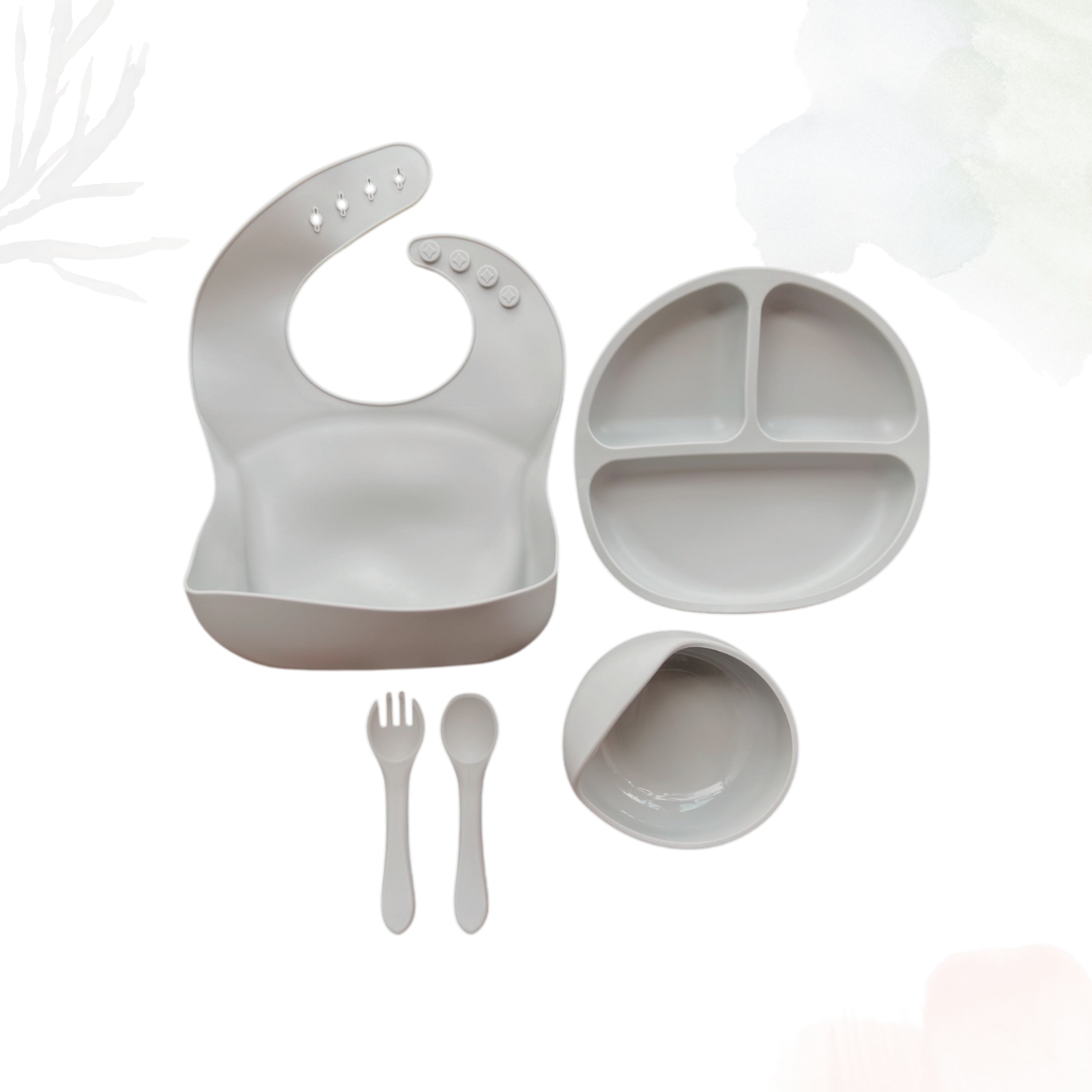 5-Piece Dining Set - Grey