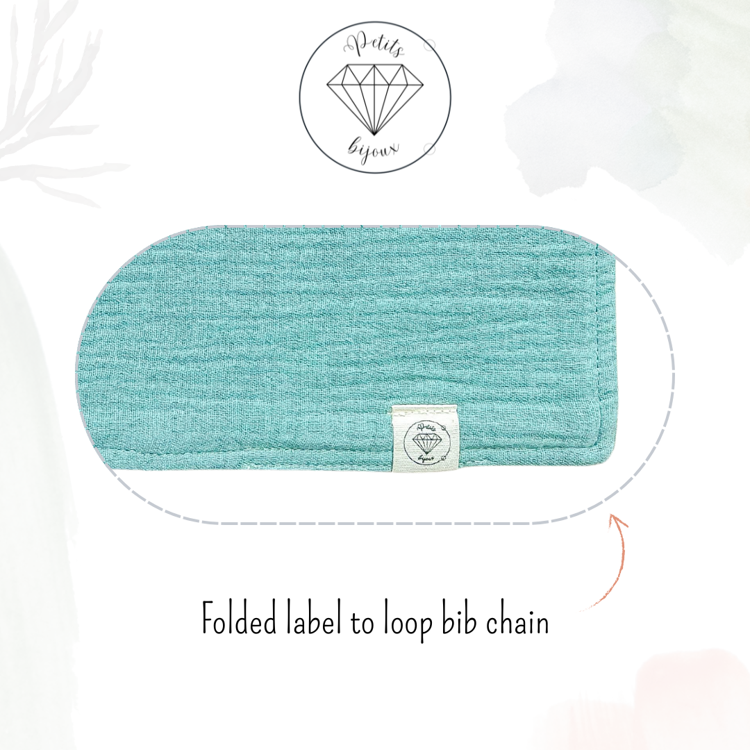 Muslin Comforter with Beech Wood Teether - Posy Green