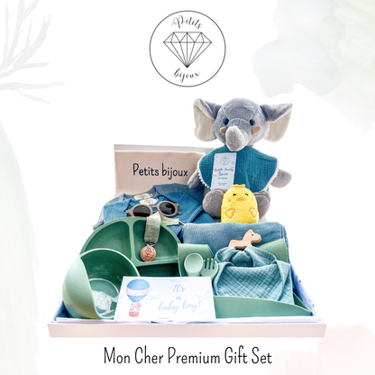 Mon Cher Premium Gift Set (In Blue and Green)
